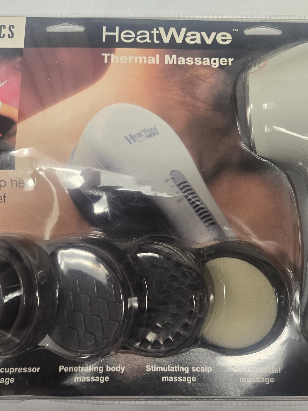 Homedics HeatWave Thermal Massager Kit - White and Black